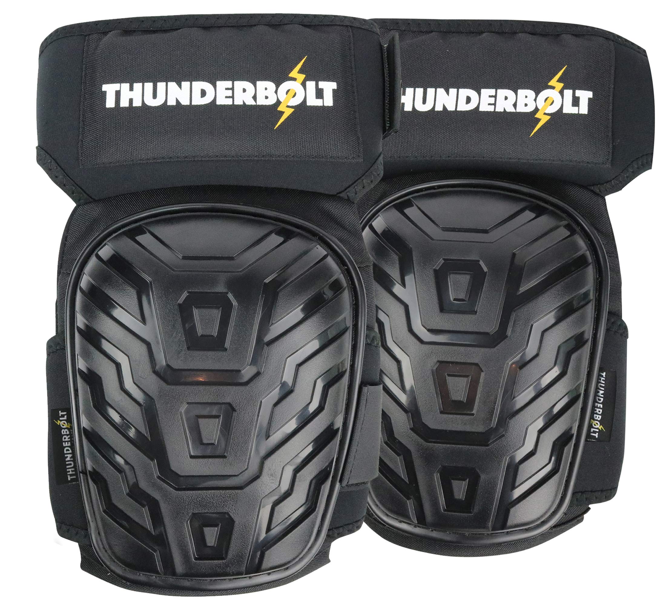 NEW! Professional Knee Pads by Thunderbolt Most Comfortable Gel Cushion