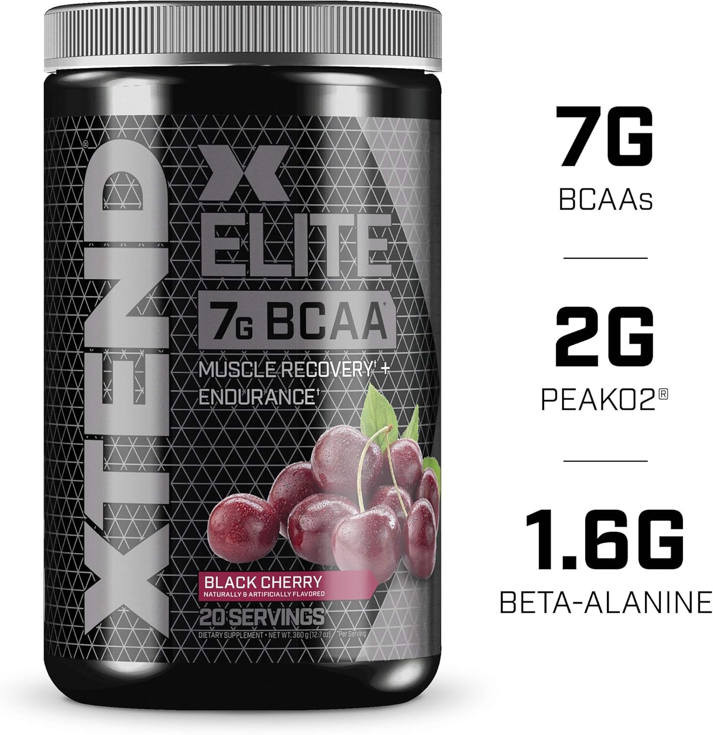 Xtend Elite Bcaa Powder Black Cherry Sugar Free Pre