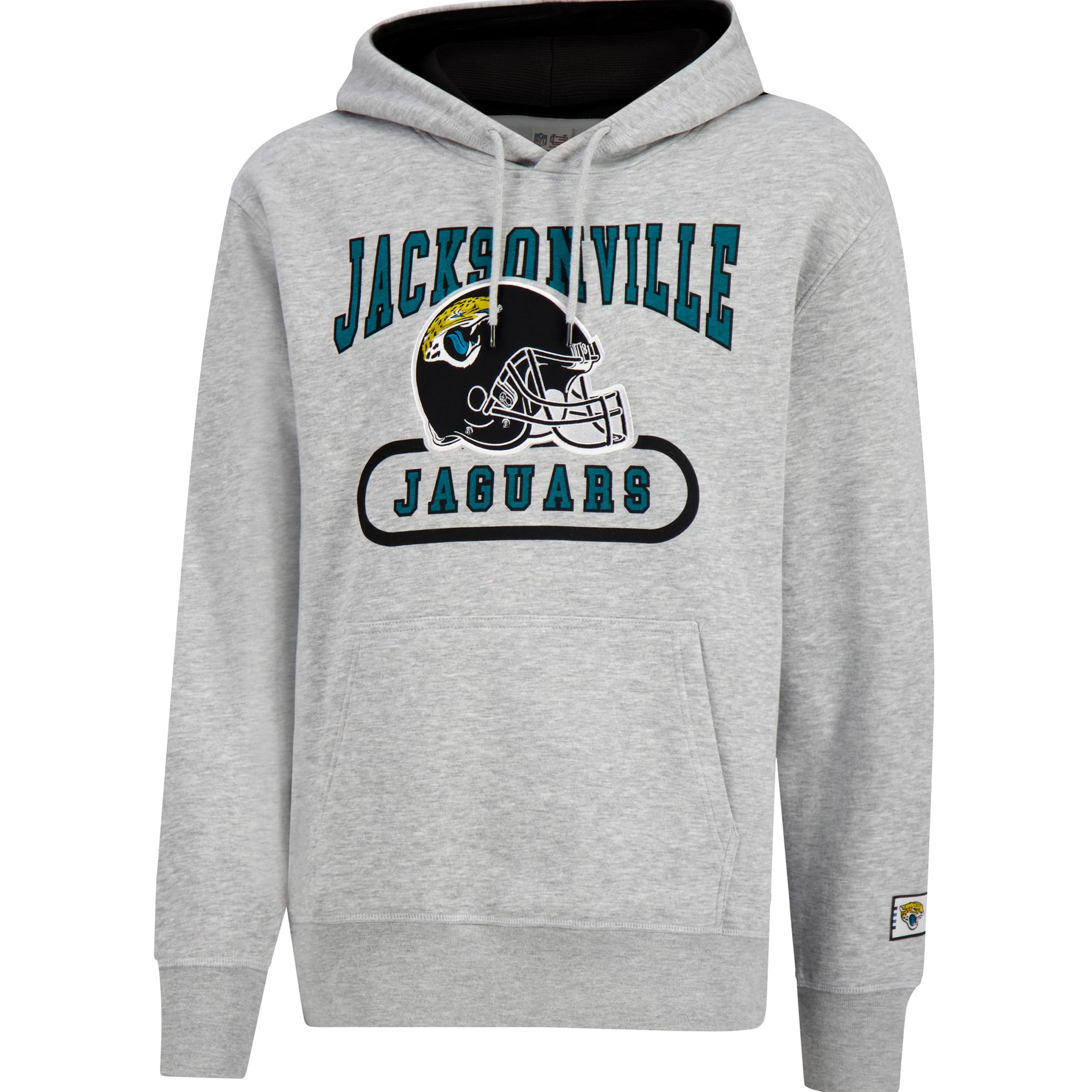 Ultra Game NFL Official Adults Super Soft Beast Mode Hoodie Sweatshirt - Unisex, Jacksonville Jaguars, Heather Grey, Small Image