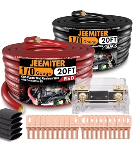 Amazon.com: Rockford Fosgate RFK1 1/0 AWG Power Only Install Kit