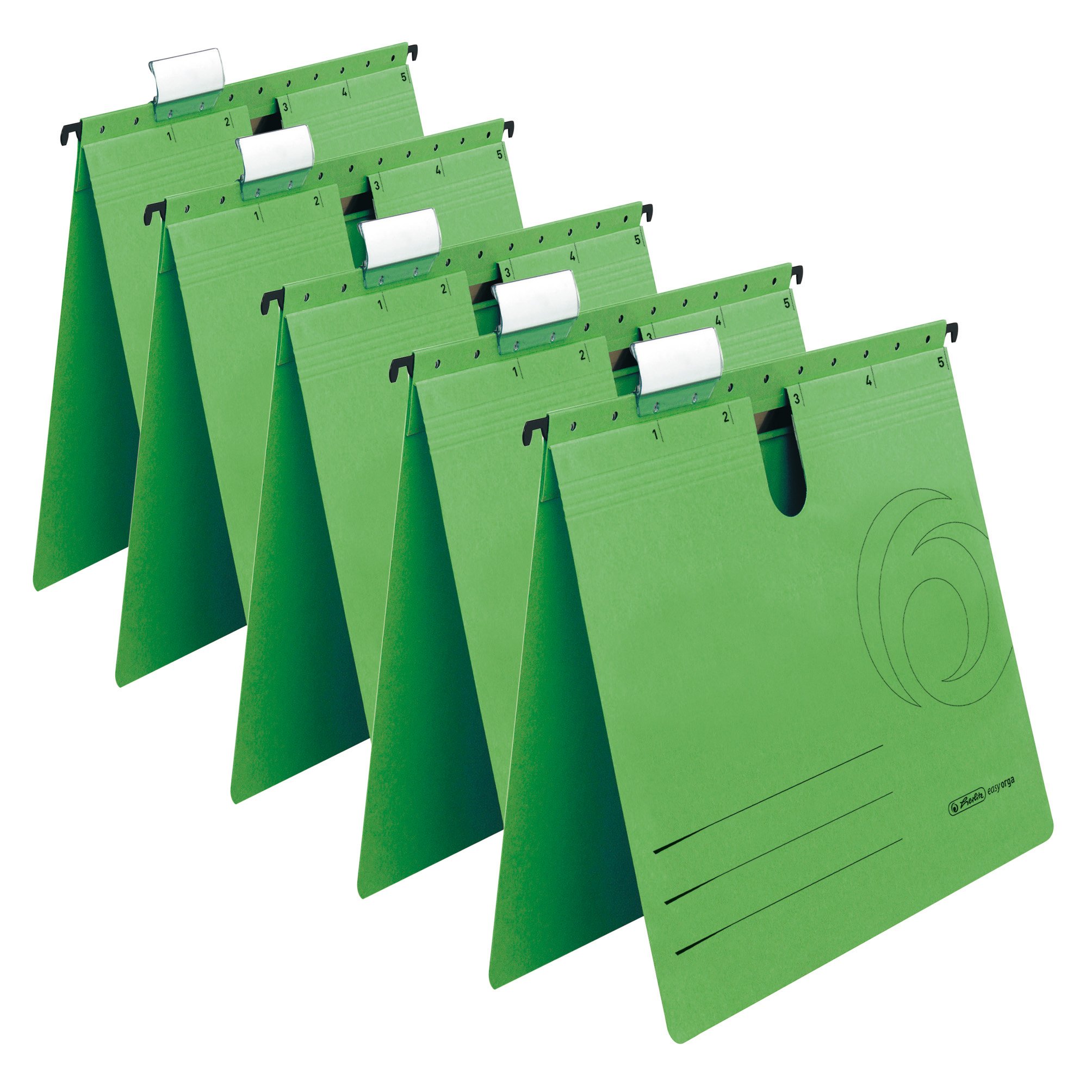 Herlitz A4 Hanging File - Green (5 Pieces) โ image 1