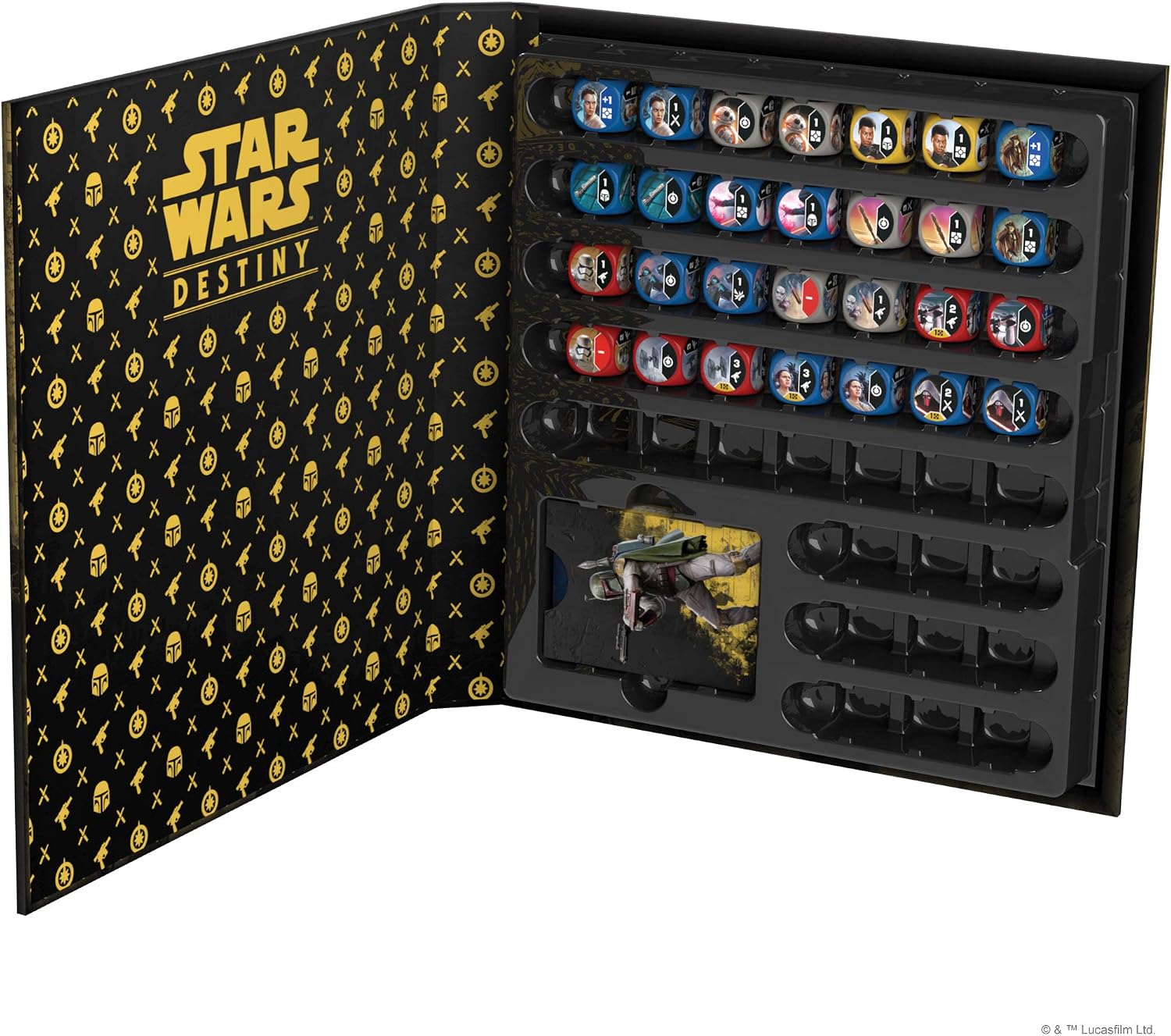 Star Wars Destiny: Boba Fett Dice Binder, Black - Image 3