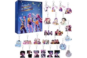 Kpop Demon Advent Calendar 2025, Countdown Calendar with 24 Gifts, Halloween Christmas Decorations Advent Calendar for Kids A