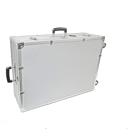 Amazon Co Jp パークハウス ジュラルミンケース７２ｃｍキャスター付シルバー日本製 文房具 オフィス用品