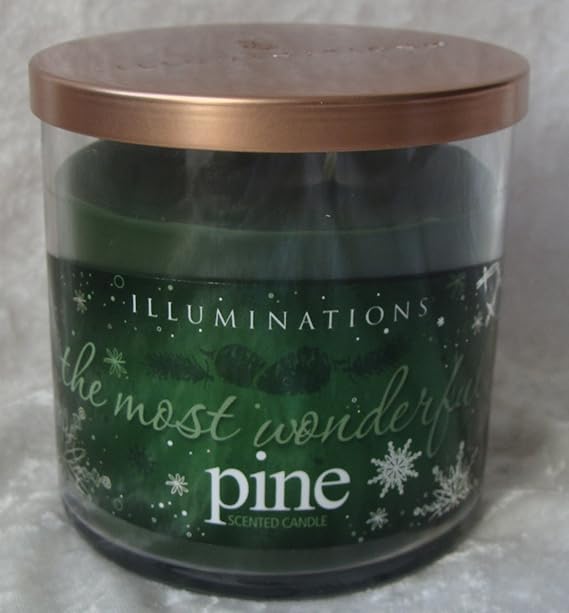 Amazon.com: Yankee / Illuminations Most Wonderful Pine Candle, 12.5 oz