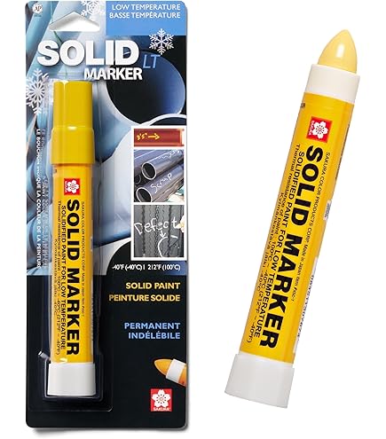 Metal Marking Paint Pen - Industrial Marker For Writing & Drawing On Steel And Metals - Washable Removable Paint Markers, Wet Erase Metal Paint, Yellow Paint Pen For Construction And Welders - View #9