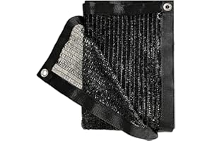Garden EXPERT 50% Black Shade Cloth 5ft X 10ft Taped Edge with Grommets Sun Net Mesh for Garden Patio Backyard