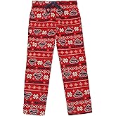 Superman All-Over Print Men's Lightweight Plush Minkey Fleece Sleep Pajama Pants