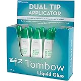 Tombow 52195 MONO Multi XL Liquid Glue, 1.76 Ounce Each, 10-Pack. Value Size, Multi-Purpose Glue with Dual Tip Dispenser.