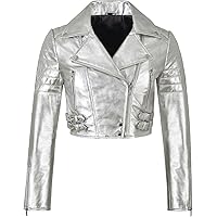 ジャケット・アウター melt the lady jacket cropped(half) gray Metallic cropped jacket - Women | MANGO OUTLET USA