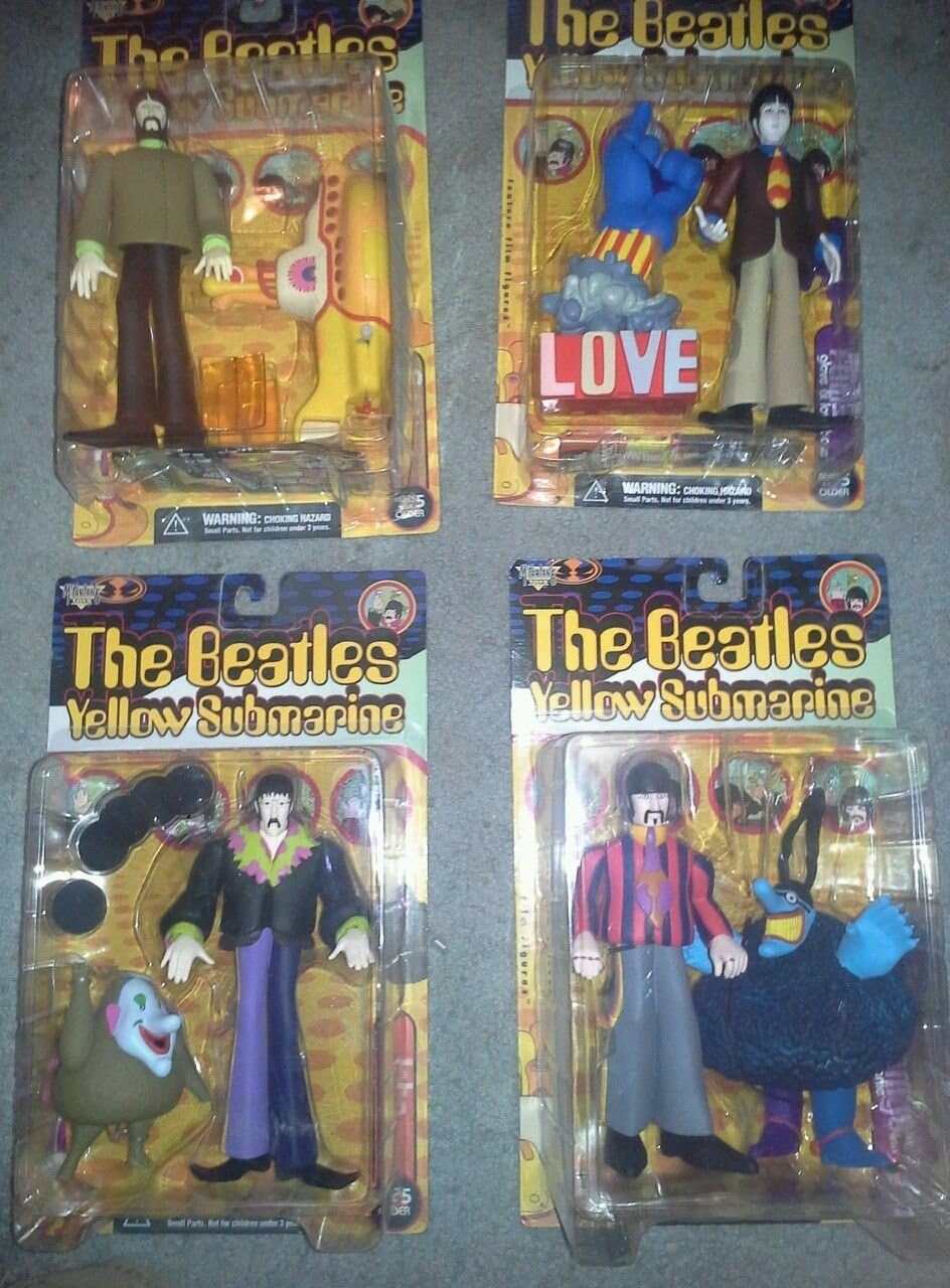 beatles yellow submarine collectible figures