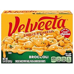 Velveeta Shells & Cheese Broccoli with Shell