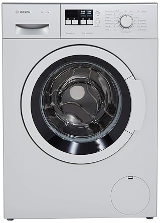 Bosch 7 kg Fully-Automatic Front Loading Washing Machine (WAK24164IN, Silver, Inbuilt Heater)