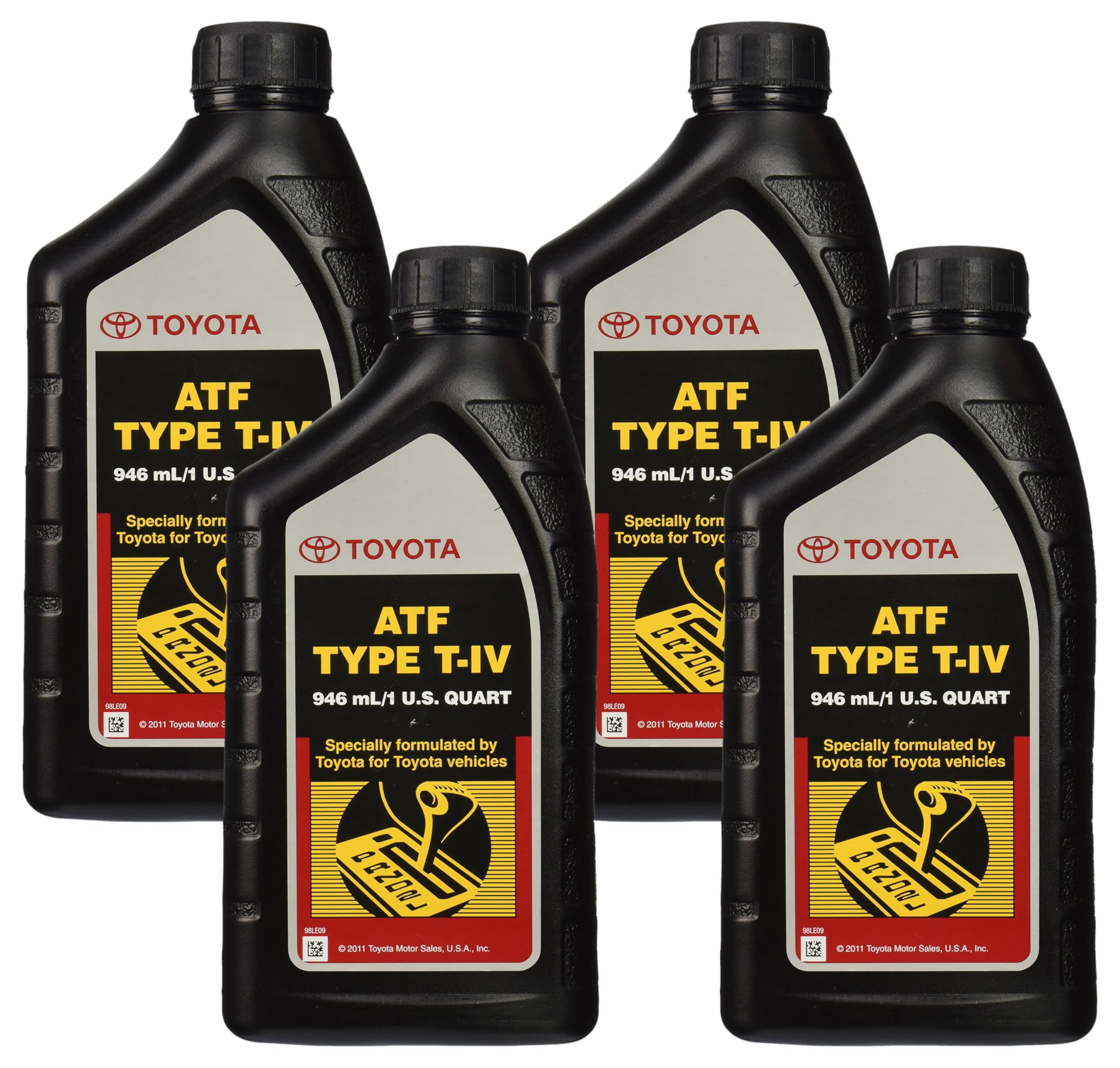 Toyota 00279-000T4-0 Lexus ATF Automatic Transmission Fluid, Black (Pack of 4) Image