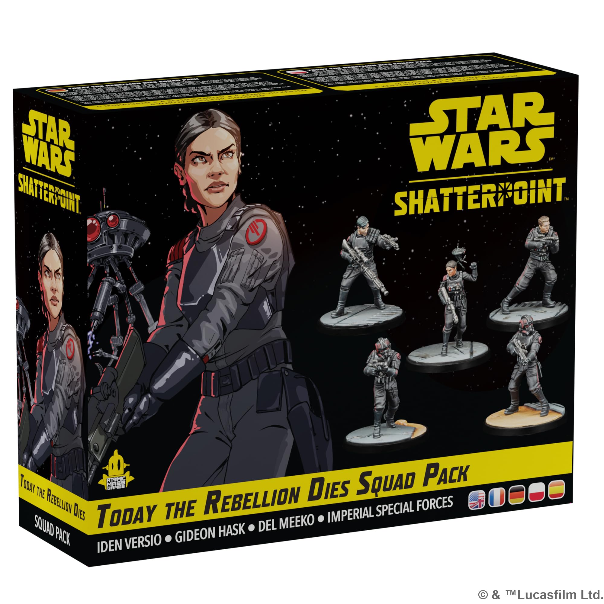 Atomic Mass Games | Star Wars: Shatterpoint - Today the Rebellion Dies Squad Pack | Tabletop Miniatures Game | Ages 14+ | 2 Players | 90 Minutes Playing Time