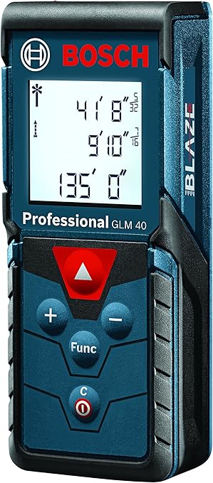 Amazon Com Bosch Laser Measure 135 Feet Glm 40 Home Improvement