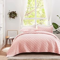 SunStyle Home Quilt Set King Pink Lightweight