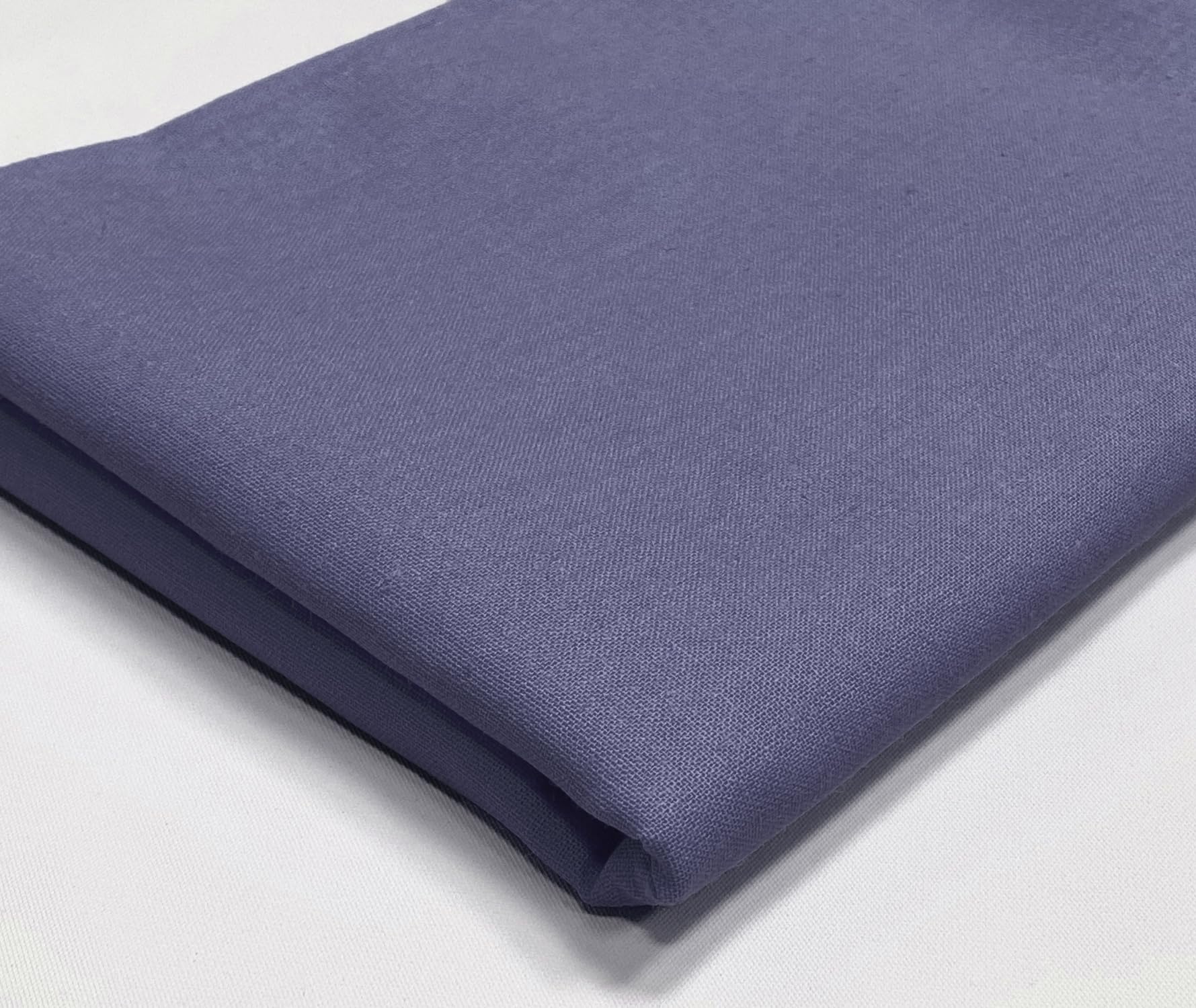 A-Express Plain Cotton Fabric - 60 Inches 150cm Extra Wide Per Metre - 150 GSM Viscose Material - for Clothing, Quilting, Curtain Lining, Sheeting, Costume, Dress, Bedding - Lavender Blue 1 Meter — image 1