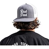 DadBod Apparel DB - Rad Dad Snapback Hat - Baseball Cap for Fathers - Trucker Hat