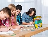 CRAYOLA Super Tips Washable Markers 100 Count Kids Art Set view 7