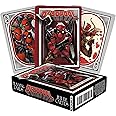 AQUARIUS Marvel Deadpool Playing Cards - Deadpool Themed Deck of Cards for Your Favorite Card Games - Officially Licensed Deadpool Merchandise & Collectibles - Poker Size