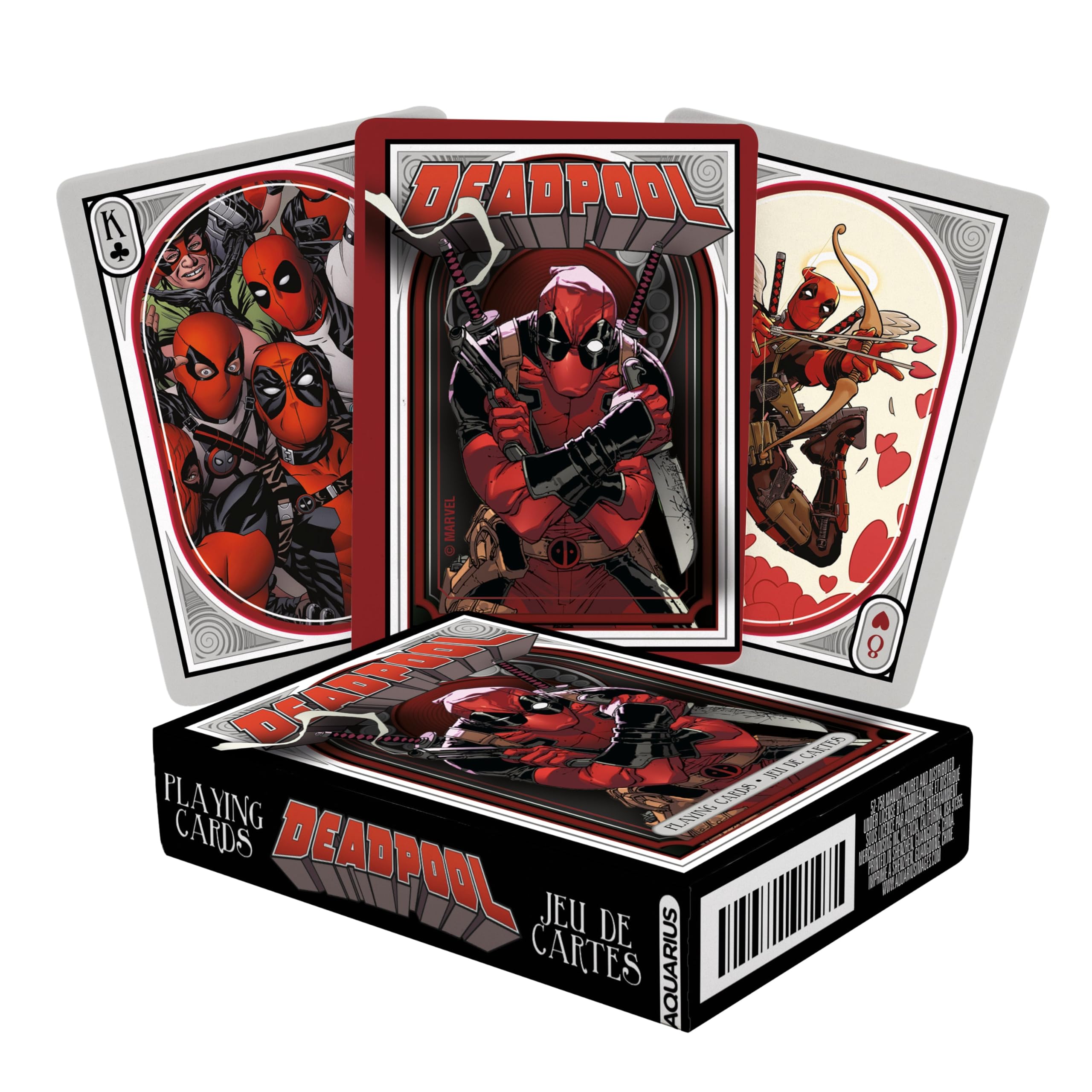 AQUARIUS Marvel Deadpool Nouveau Playing Cards Deck