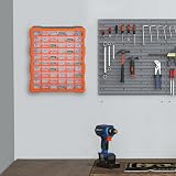 DURHAND 60-Drawer Wall Mount Parts Organizer Cabinet Garage Transparent Drawers view 4