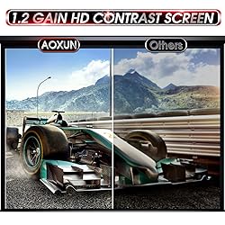 Aoxun 120" Motorized Projector Screen - Indoor and
