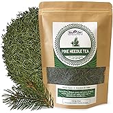 Sou Zen Pine Needle Tea Loose Leaf 4oz (113g) | Premium Quality Wild from Korean Pine Tea Leaves | Raw, Non-GMO and Caffeine-Free | Herbal Tea with No Preservatives | Chinese Medicinal Herb
