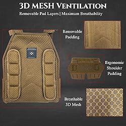 Invictus Pattern Modular Plate Carrier Vest - 1000D