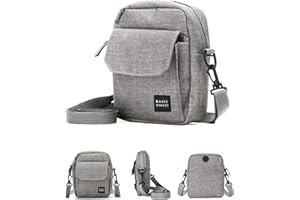 BJLFS Small Crossbody Bag Side Shoulder Bag for Men Women, Travel Passport Wallet Bag, Small Neck Pouch Side Shoulder Bag
