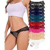 Sunm Boutique Sexy Lace Womens Underwear, Cheeky Panties for Women, Seamless Bikini for Ladies