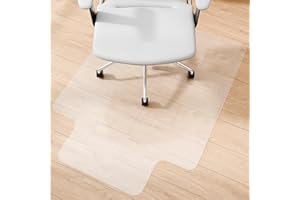Amyracel Office Chair Mat for Hardwood Floor, 36” x 48” Desk Floor Mat for Hardwood Floors, Clear Desk Chair Mat for Hard Floor, Easy Glide Floor Protector Mat with Lip