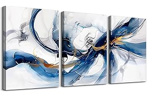 DZRWUBHS Wall Decor For Living Room Canvas Wall Art For Bedroom Modern Family Frame Canvas Art Office Decor Minimalism Abstract Ink Wall Painting Wall Pictures Artwork Room Home Decoration 3 Piece