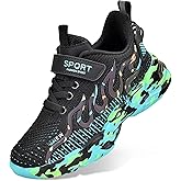 Kihizgwer Kids Shoes Lightweight Mesh Slip On Running Walking Athletic Boys Girls Sneakers