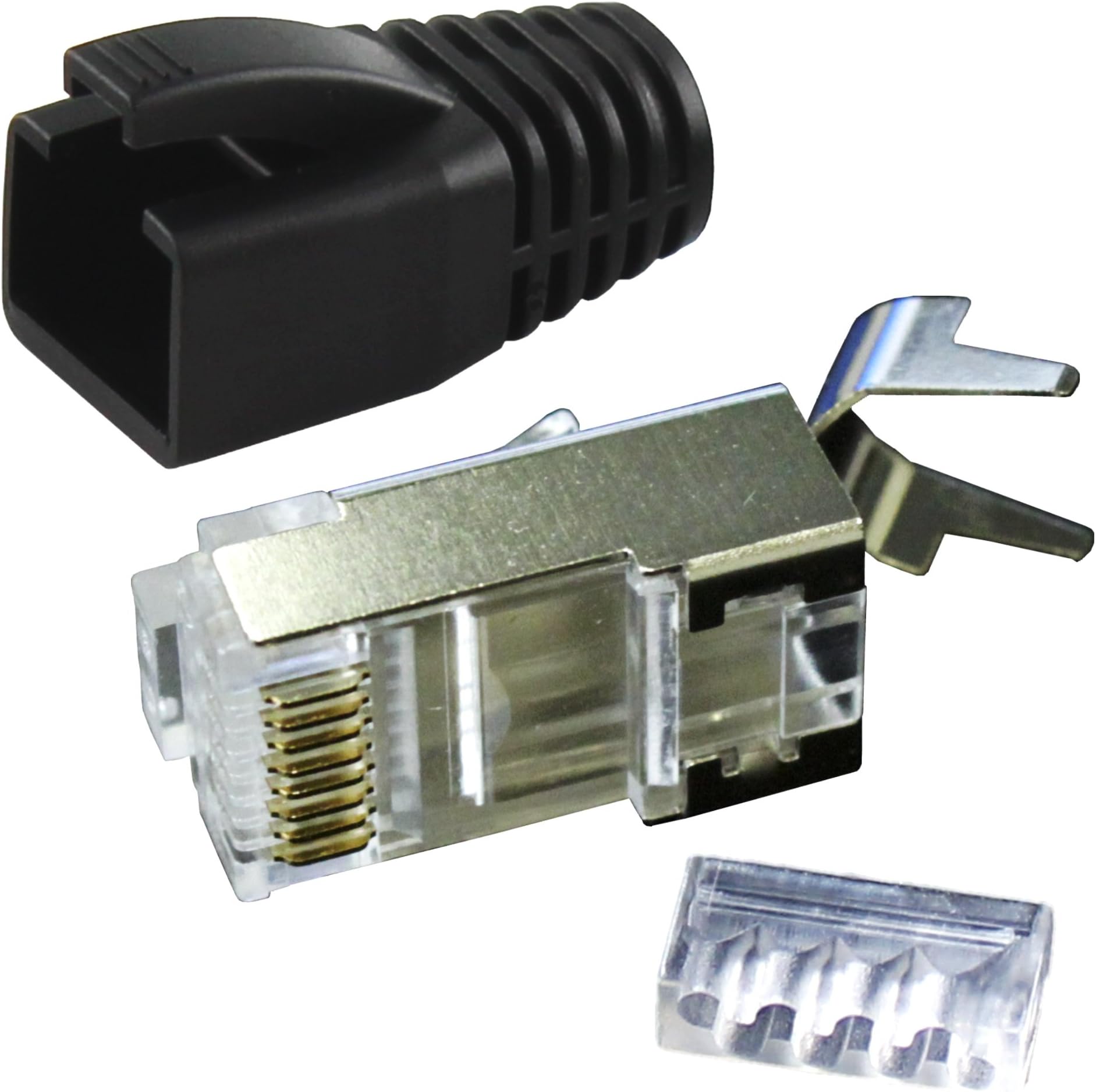 Ligawo VLS2 Network Connector for Installation Cable Cat. 7 to AWG22 (Pack of 1)/Nozzle Black