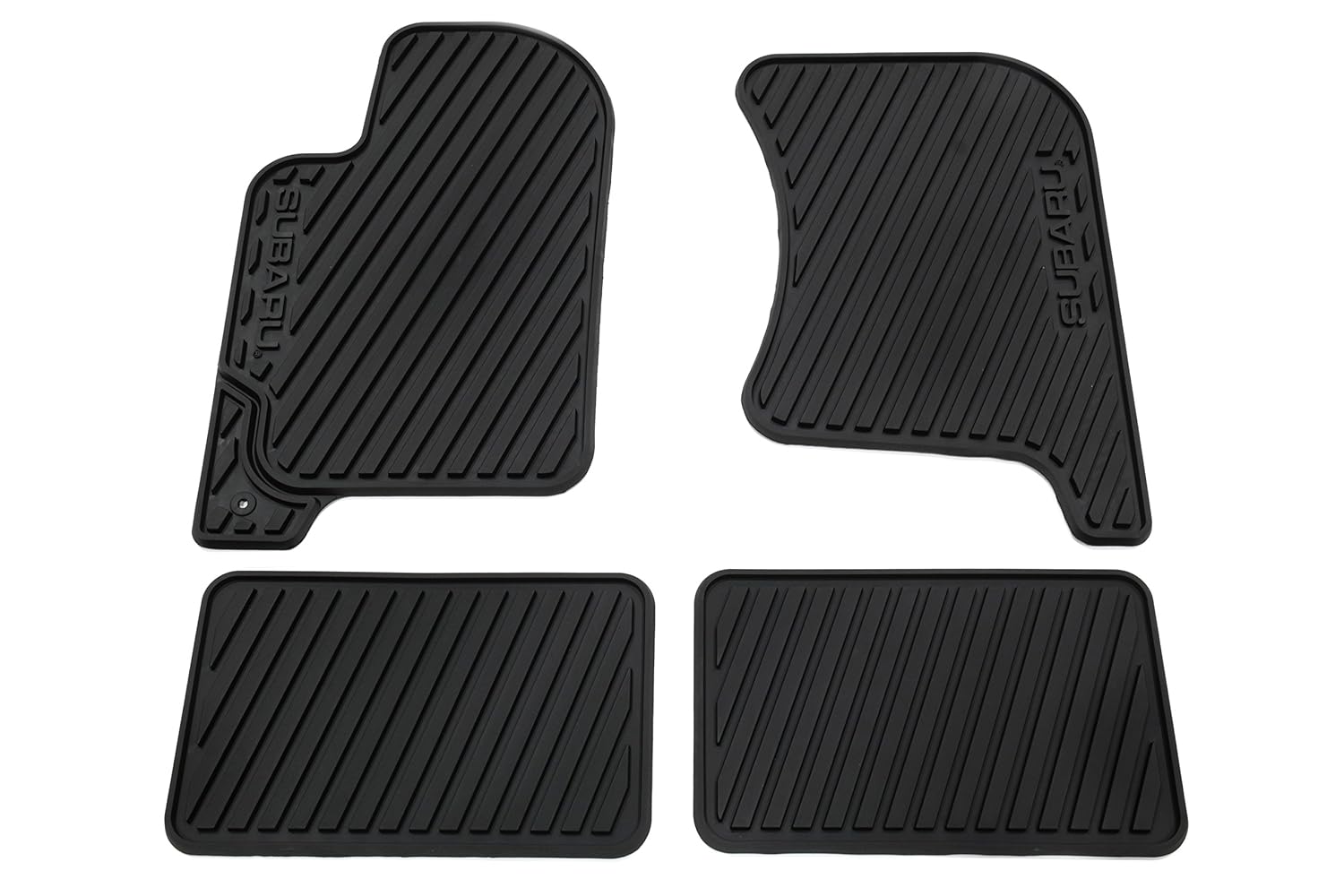 19982002 Subaru Forester All Weather Floor Mats Black