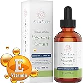 Nova Lucia Organic Vitamin E Oil – Pure Vitamin E for Skin, Face & Hair | Scar & Stretch Mark Treatment, Natural Moisturizer for Soft, Smooth, Hydrated Skin – 4 oz