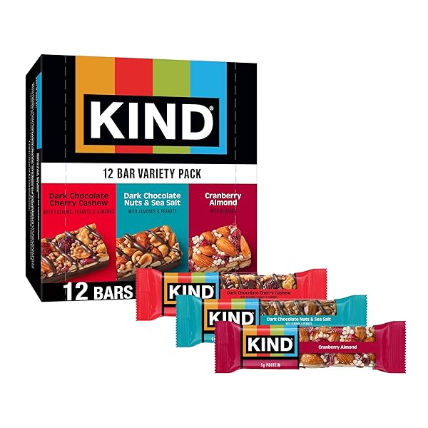 KIND HEALTHY SNACKS BARS VARIETY PACK, GLUTEN FREE,...