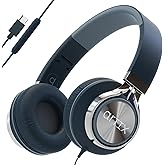 ARTIX CL750 USB C Wired Headphones with Mic & Volume Control Noise Isolating for iPhone 15-17, Samsung Computer Earphones Wired, On-Ear with Wire, Plug in and Play