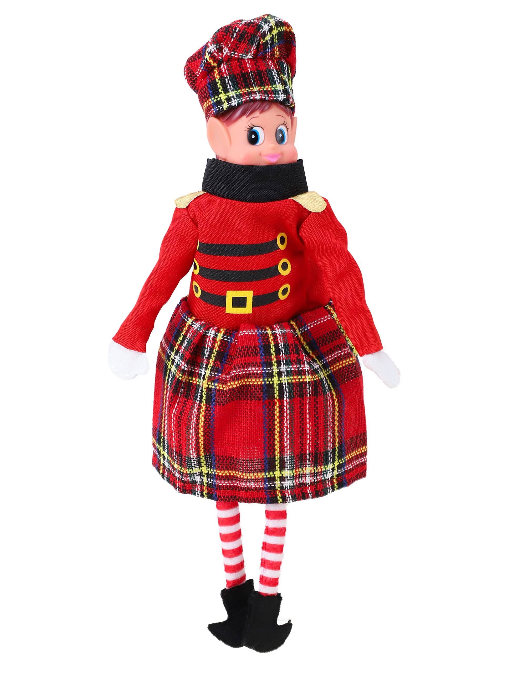 Toyland® Novelty Elf Fancy Dress Outfit - Clothing Accessories for Christmas Elves (SCOTTISH)
