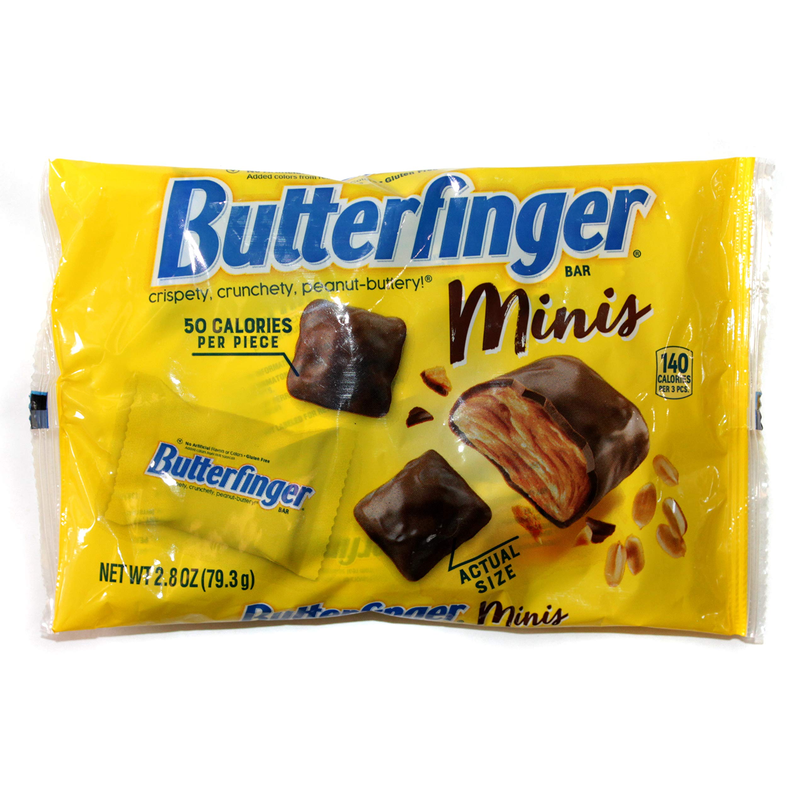 Ferrara (1) Bag Butterfinger Minis Candy Bars Crispety, Crunchety