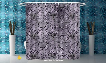 Amazon Com Bath Curtain Suit Bathroom Waterproof Curtain Shower