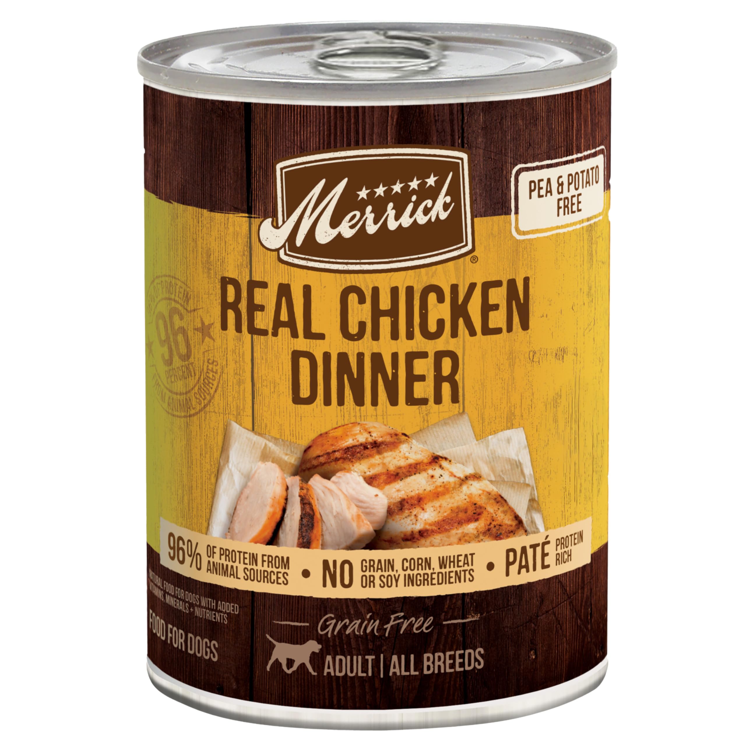 Merrick Grain Free Premium And Natural 12.7 Ounce (Pack of 12), Real  Chicken | eBay