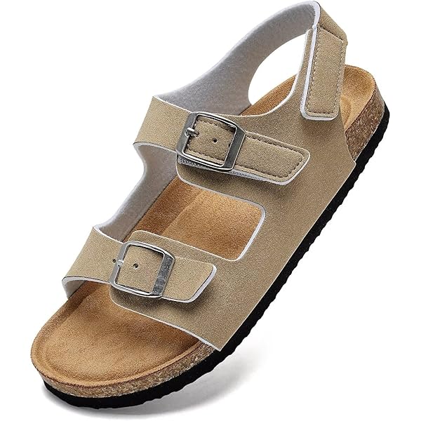 Amazon.com | Cubufly Kids Sandals Cross Strappy Open Toe