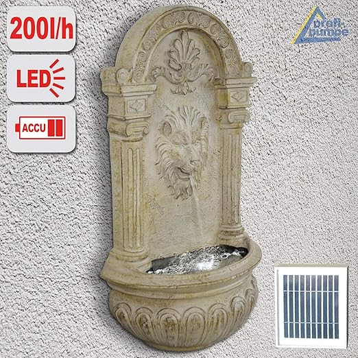 Fuente De Pared Fuente Solar Exterior Fuente Decorativa