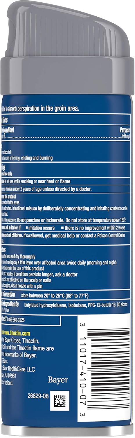 Tinactin Antifungal Powder Spray 4.6oz (Pack of 4): Health & Personal Care