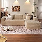 ovios 104" Cloud Sectional Couch with L-Shape