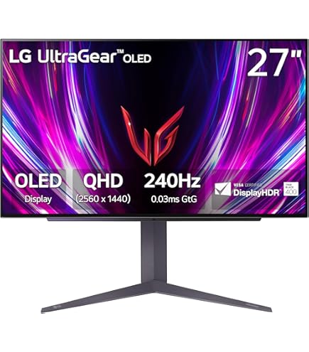 Amazon.com: LG ‎27GS95QE 27-inch Ultragear OLED Gaming