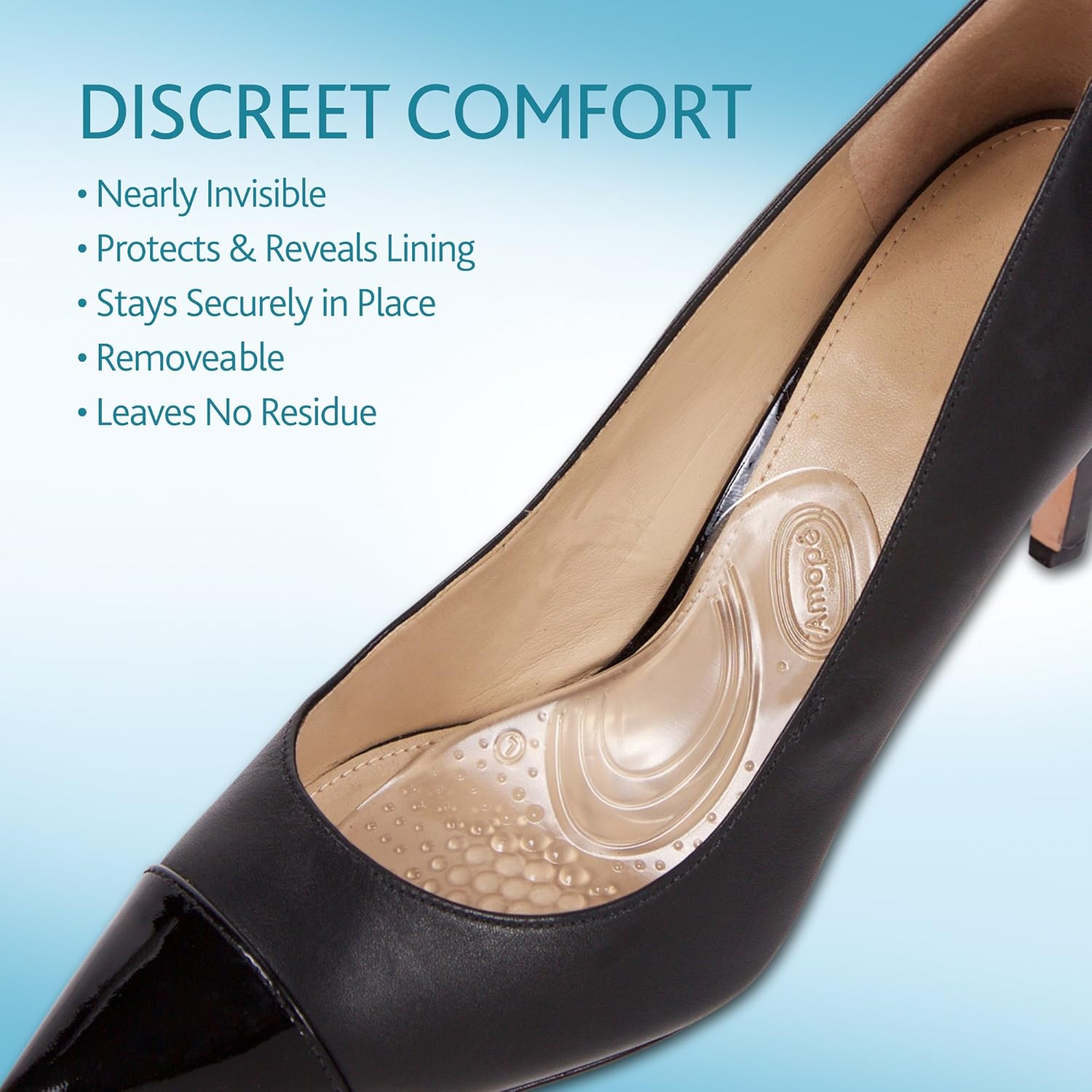 Amope GelActiv Extreme Heels Insoles for Women, 1 pair, Size 5-10: Health & Personal Care